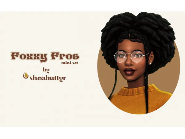 Maxis Match Foxxy Fros Mini Set - The Sims 4 Custom Content