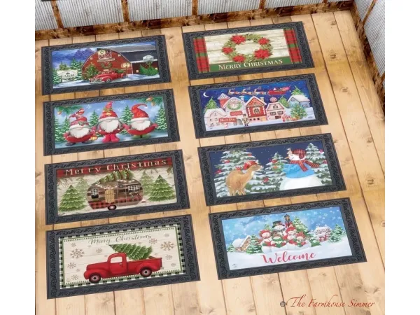 Mix Christmas rugs - The Sims 4 Custom Content