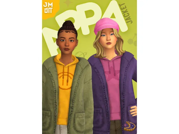 Maxis Match APPA JACKET - The Sims 4 Custom Content