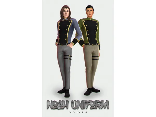 Maxis Match Noah Uniform - The Sims 4 Custom Content