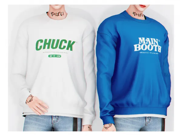 Alpha Lotto Sweater - The Sims 4 Custom Content