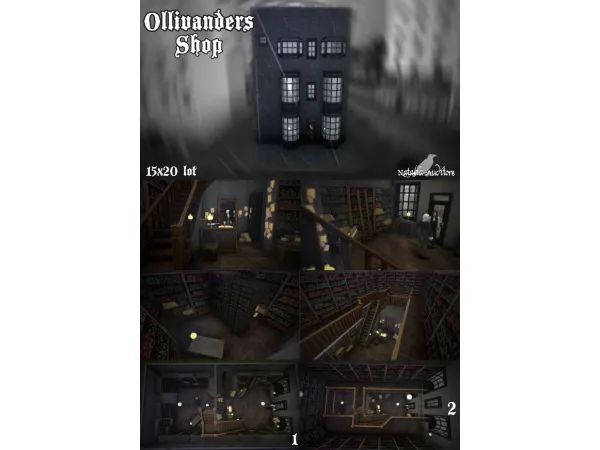Alpha Ollivanders Shop - The Sims 4 Custom Content