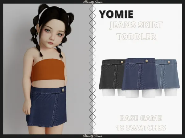 Yomie - Jeans Skirt Toddler
