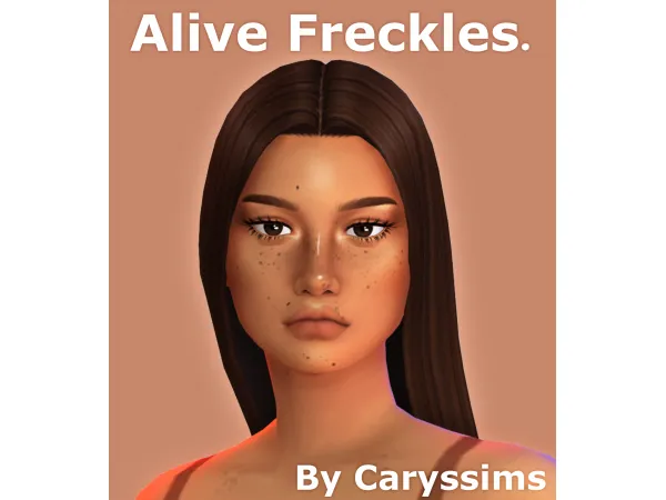 Maxis Match Alive Freckles by CarysSims - The Sims 4 Custom Content