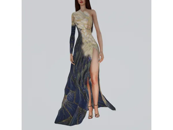 Alpha Lively Dress (Patreon Early Access) - The Sims 4 Custom Content