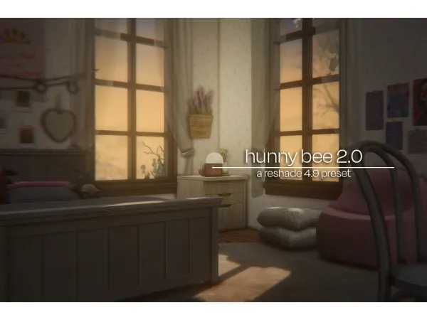 Mix HUNNY BEE 20 a reshade 49 preset - The Sims 4 Custom Content