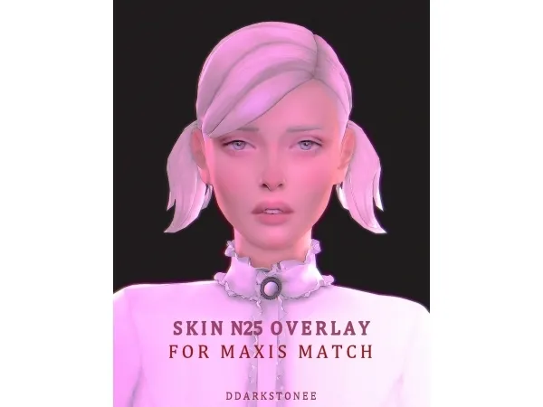 Mix OVERLAY SKIN N25 for Maxis Match - The Sims 4 Custom Content