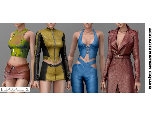Alpha Belaloallure_Assassination Squad by Belaoallure - The Sims 4 Custom Content