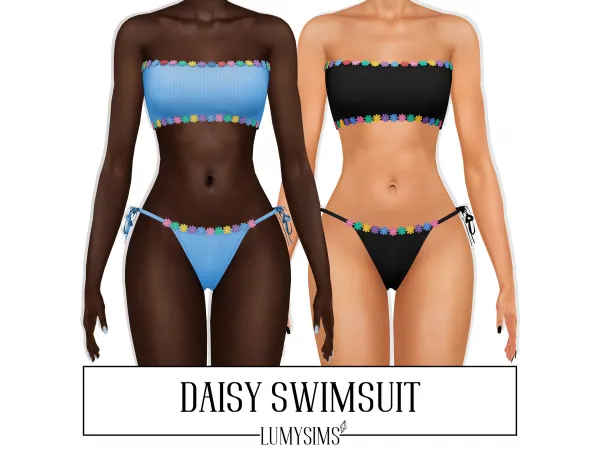 Alpha DAISY SWIMSUIT - The Sims 4 Custom Content