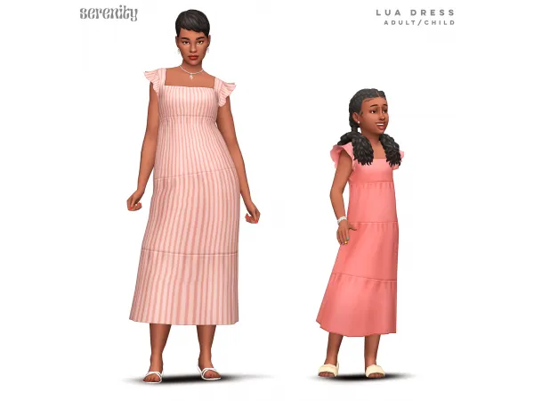 Maxis Match lua dress (adultchild) by serenity Update 122822 - The Sims 4 Custom Content