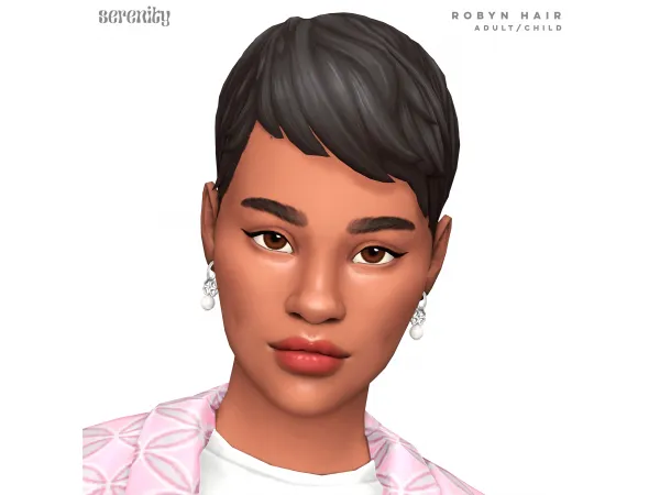 Maxis Match robyn hair (adultchild) by serenity - The Sims 4 Custom Content