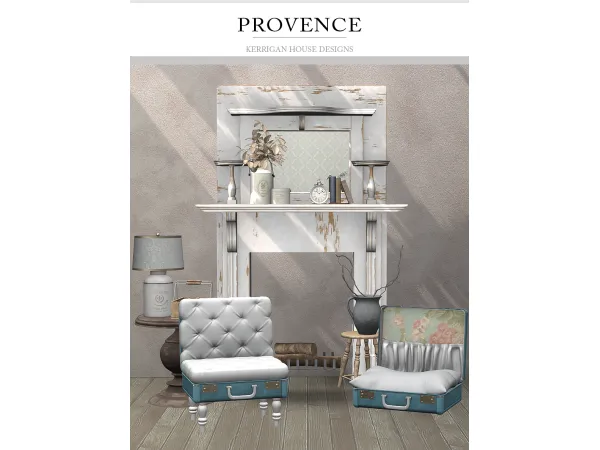 Alpha [KHD] Provence Set by Kerrigan House Designs - The Sims 4 Custom Content