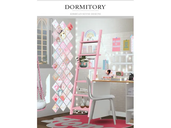 Alpha [KHD] Dormitory Set Mechtasims Collab by Kerrigan House Designs - The Sims 4 Custom Content