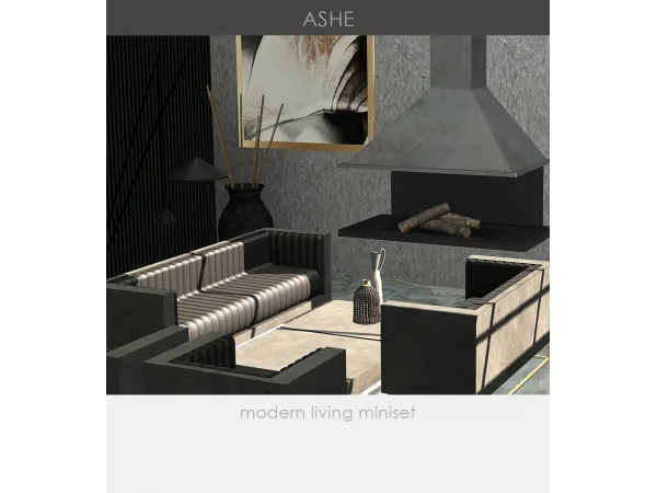 Alpha [KHD] Ashe Mini Set by Kerrigan House Designs - The Sims 4 Custom Content