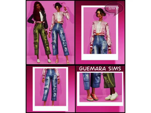 Alpha Olivia set Updated - The Sims 4 Custom Content