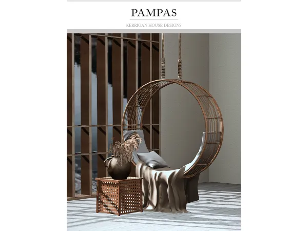 Alpha [KHD] Pampas Set by Kerrigan House Designs - The Sims 4 Custom Content