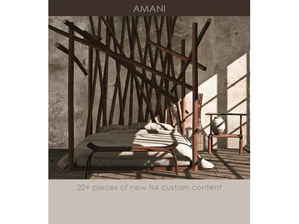 Alpha [KHD] Amani Set [June Reward] by Kerrigan House Designs - The Sims 4 Custom Content
