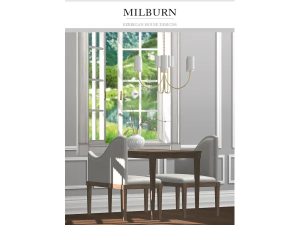 Alpha [KHD] Milburn Set by Kerrigan House Designs - The Sims 4 Custom Content