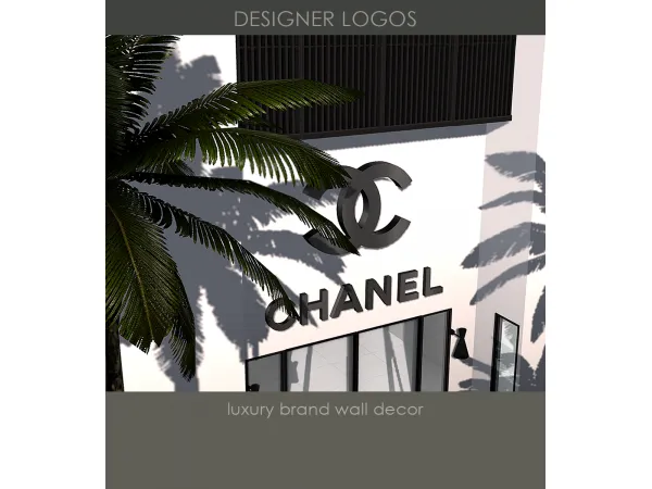 Alpha [KHD] Designer Logo Set by Kerrigan House Designs - The Sims 4 Custom Content