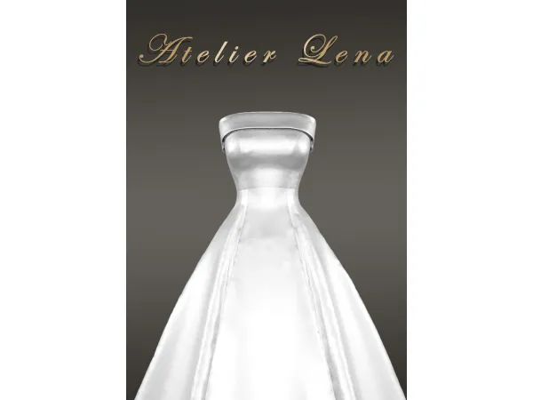 Alpha Simple Top A Silk Dress Set by Atelier Lena - The Sims 4 Custom Content