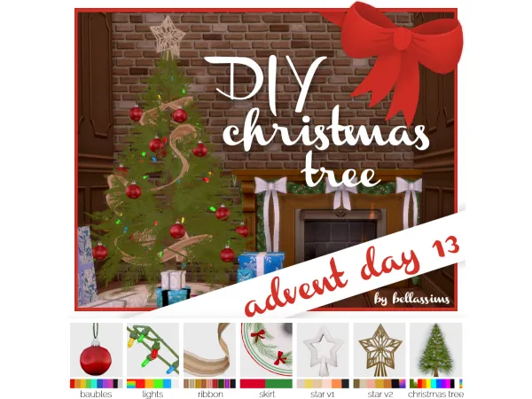 Advent Day 13 - DIY Christmas Tree by Bellassims