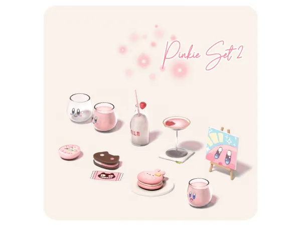 Mix Pinkie Set 2 - The Sims 4 Custom Content
