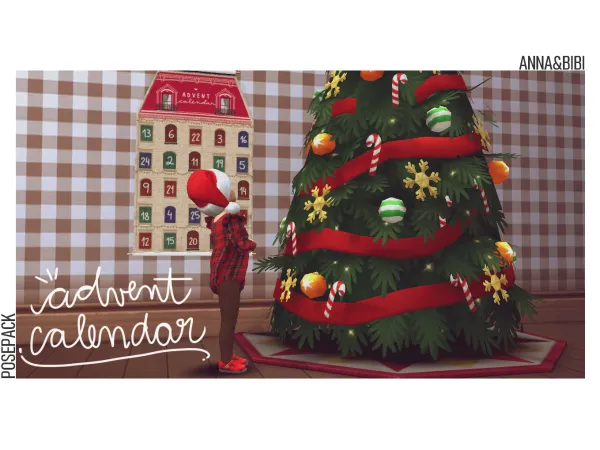 Mix Posepack Advent Calendar [AnnaBibi] by Anna Bibi - The Sims 4 Custom Content