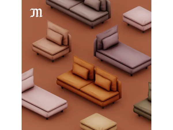 Maxis Match VÄSTERHAMN seating by myshunosun - The Sims 4 Custom Content
