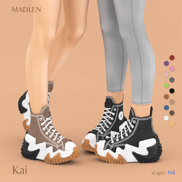 Maxis Match Kai Sneakers by madlensims - The Sims 4 Custom Content
