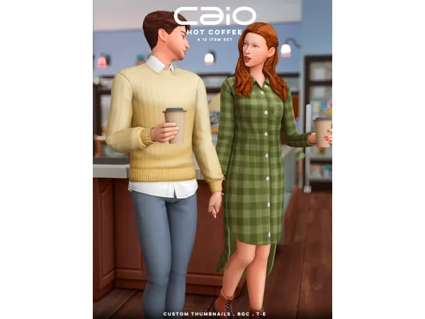 Maxis Match Hot Coffee A 12 item collection by Caio - The Sims 4 Custom Content