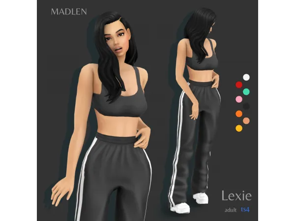 Maxis Match Lexie Outfit by Madlen - The Sims 4 Custom Content