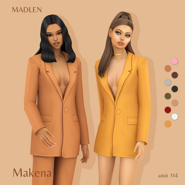 Maxis Match Makena Outfit by madlensims - The Sims 4 Custom Content