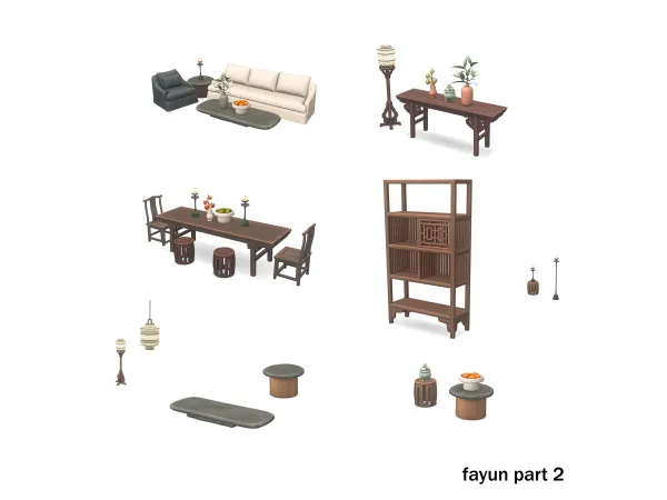 Maxis Match FAYUN Part 2) by Felixandre - The Sims 4 Custom Content