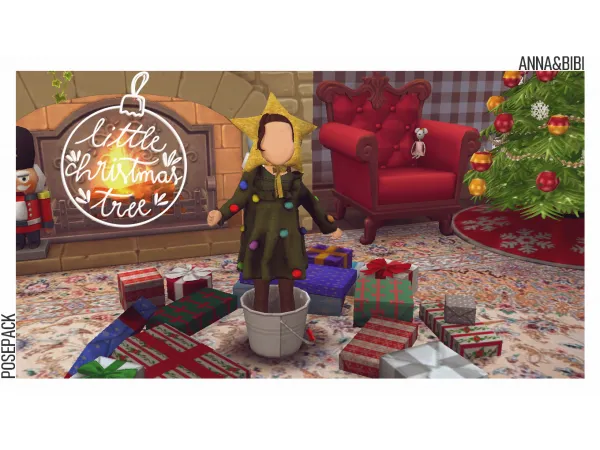 Maxis Match Little Christmas Tree [AnnaBibi] by Anna Bibi - The Sims 4 Custom Content