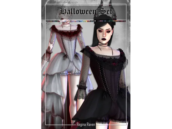Alpha Halloween 2022 by regina_raven - The Sims 4 Custom Content