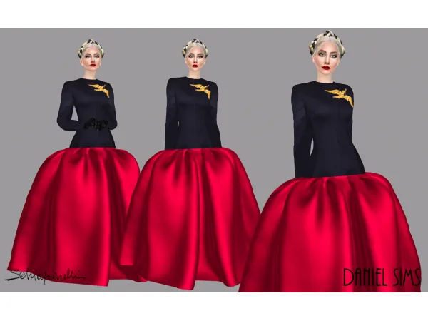 Alpha Lady Gaga in Schiaparelli - The Sims 4 Custom Content