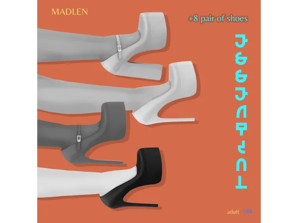 Maxis Match Essential Pumps Collection by Madlen - The Sims 4 Custom Content