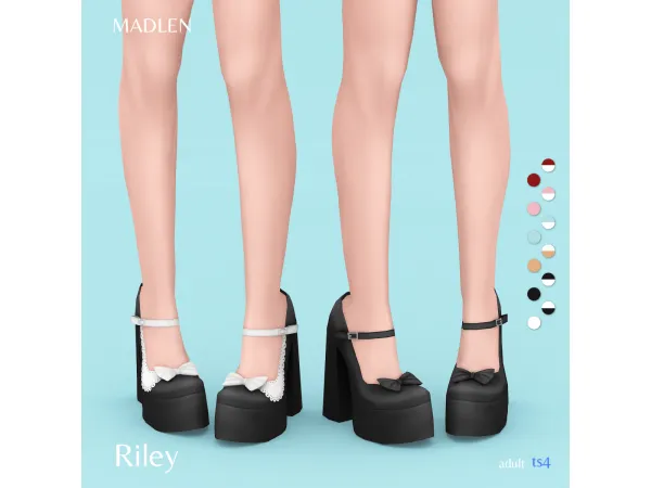 Maxis Match Riley Pumps by Madlen - The Sims 4 Custom Content