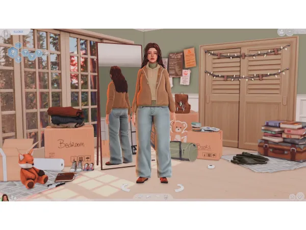 Mix CAS Default Moving Day by simsfinds - The Sims 4 Custom Content