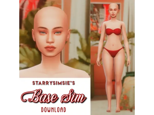Mix Base Sim Download by starrysimsie - The Sims 4 Custom Content