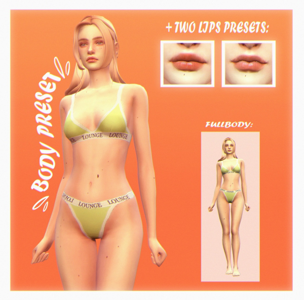 Mix Female Presets by simsfinds - The Sims 4 custom content