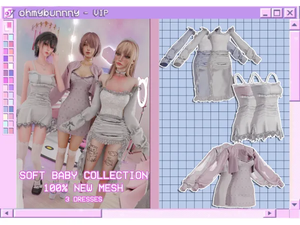 Alpha VIP SOFT BABY COLLECTION - The Sims 4 Custom Content