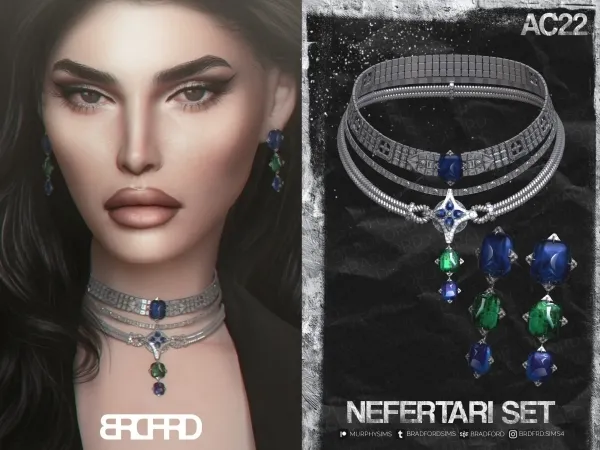 Alpha NEFERTARI SET [AC22 DAY 6] - The Sims 4 Custom Content
