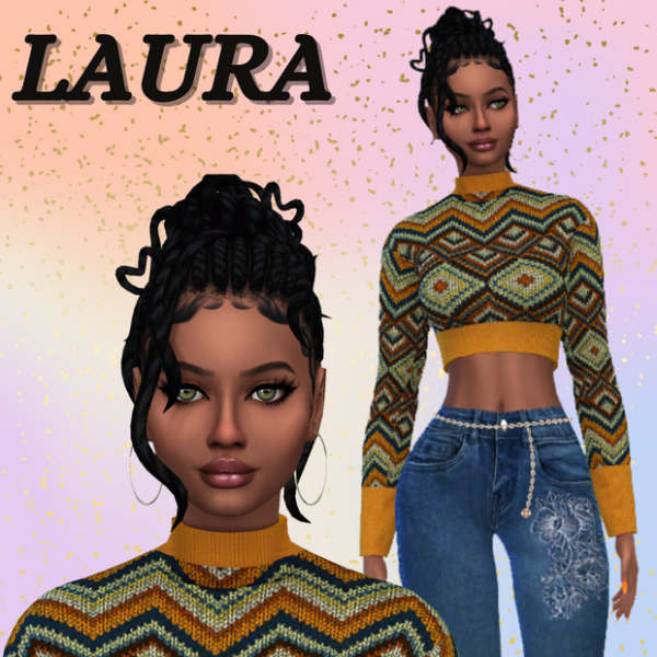 Alpha PreMade Sims Laura by simsfinds - The Sims 4 Custom Content