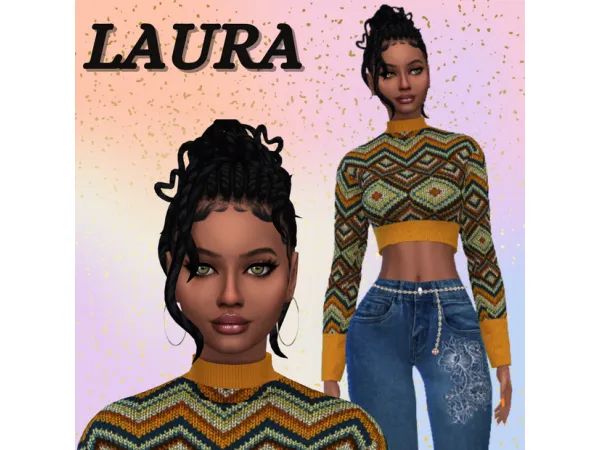 Alpha PreMade Sims Laura by carolslimagamer - The Sims 4 Custom Content