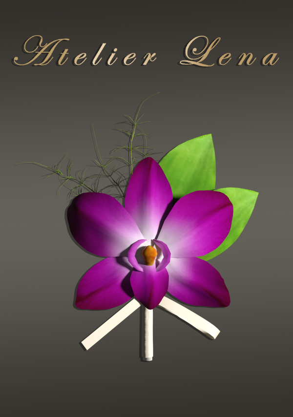 Alpha [Atelier Lena] Dendrobium Flower Corsage Acc by simsfinds - The Sims 4 Custom Content