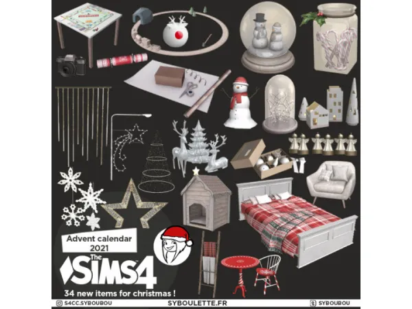 Alpha Advent calendar 2021 - The Sims 4 Custom Content