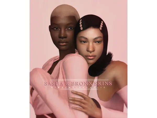Alpha Sashs and Bronx skins by sims3melancholic - The Sims 4 Custom Content