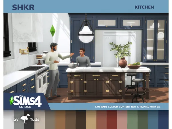Alpha SHKR Kitchen UPDATES by - The Sims 4 Custom Content