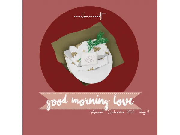Alpha Advent Calendar 2022 9 Good Morning Love - The Sims 4 Custom Content